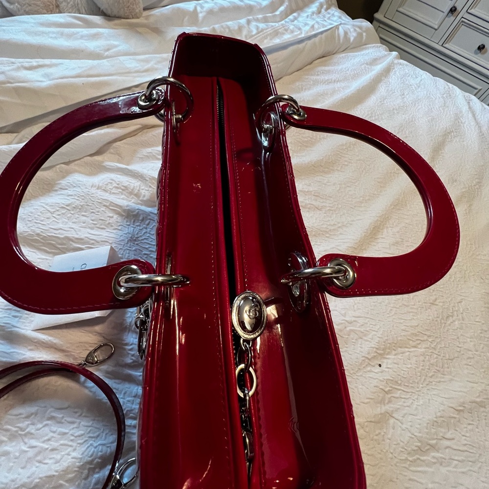 💯 % Authentic Dior Red. Silver Hardware. - Picture 6 of 13